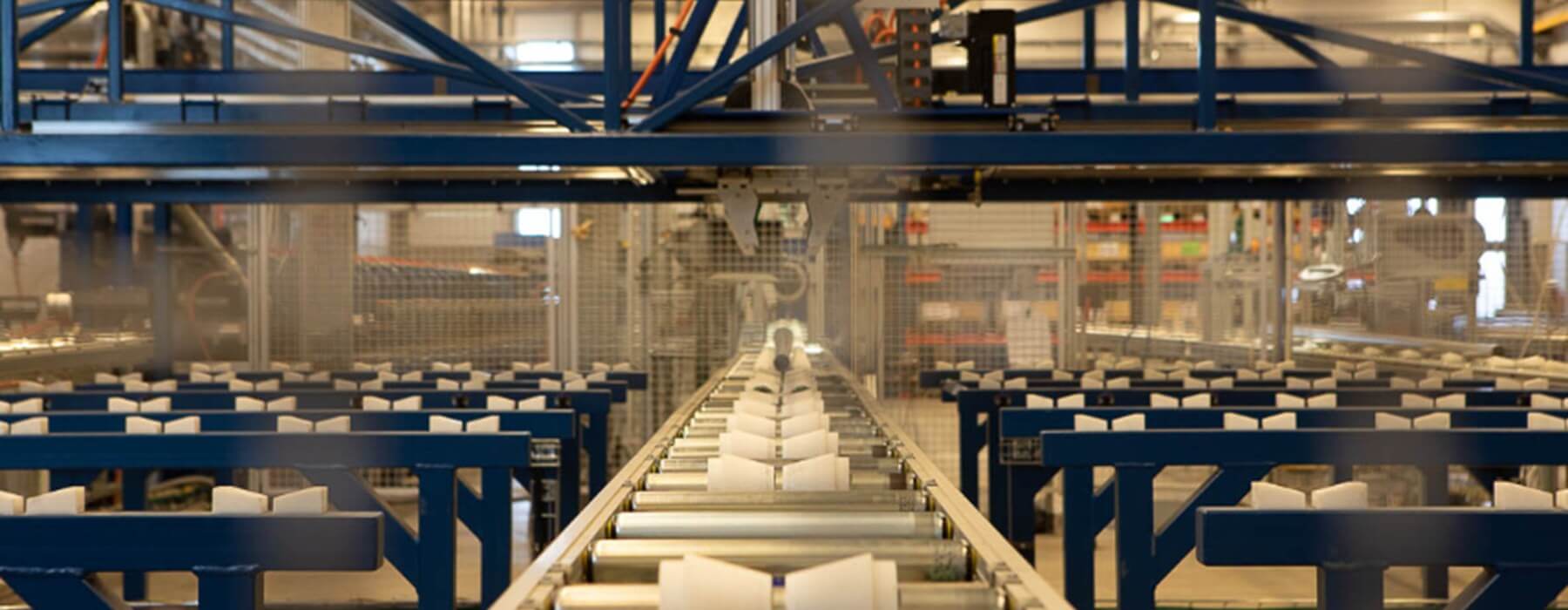 Lyktstolpar som tillverkas i Northcones fabrik i Borlänge.