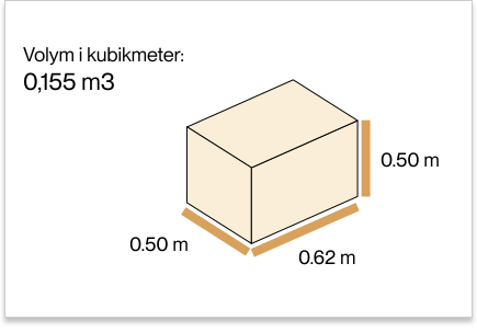 räkna ut fraktdragande vikt - Sendify